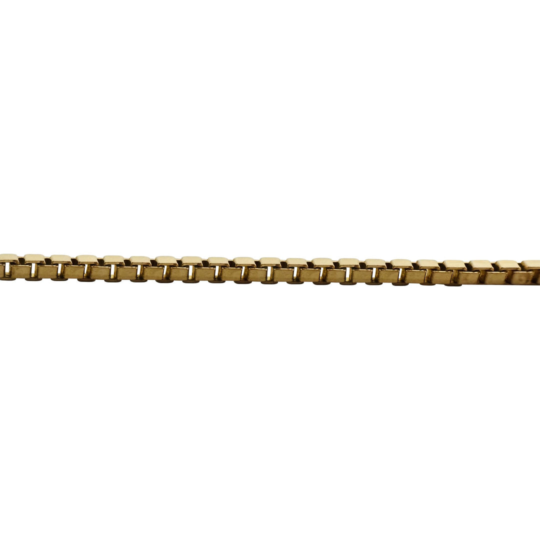 14k Yellow Gold 12.2g Solid 1.8mm Box Link Chain Necklace 24"