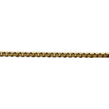 14k Yellow Gold 12.2g Solid 1.8mm Box Link Chain Necklace 24"