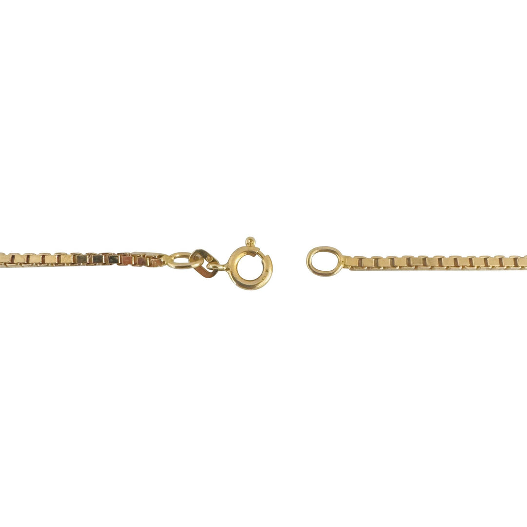 14k Yellow Gold 12.2g Solid 1.8mm Box Link Chain Necklace 24"