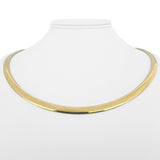 14k Yellow Gold 44.6g Solid Heavy 6mm Omega Link Necklace Italy 20"