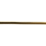 14k Yellow Gold 14.2g Solid Vintage 1.8mm Long Snake Link Necklace Italy 30"