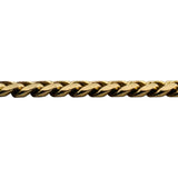 14k Yellow Gold 16.2g Solid Thin 3.5mm Cuban Link Chain Necklace 18.5"