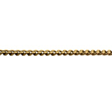 18k Yellow Gold 13g Solid Thin UnoAErre 2.5mm Curb Link Chain Necklace Italy 26"