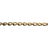 18k Yellow Gold 11.7g Solid Vintage 3mm Curb Link Chain Necklace Italy 20"