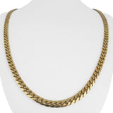 14k Yellow Gold 48g Solid Heavy 5.5mm Cuban Link Chain Necklace 24"