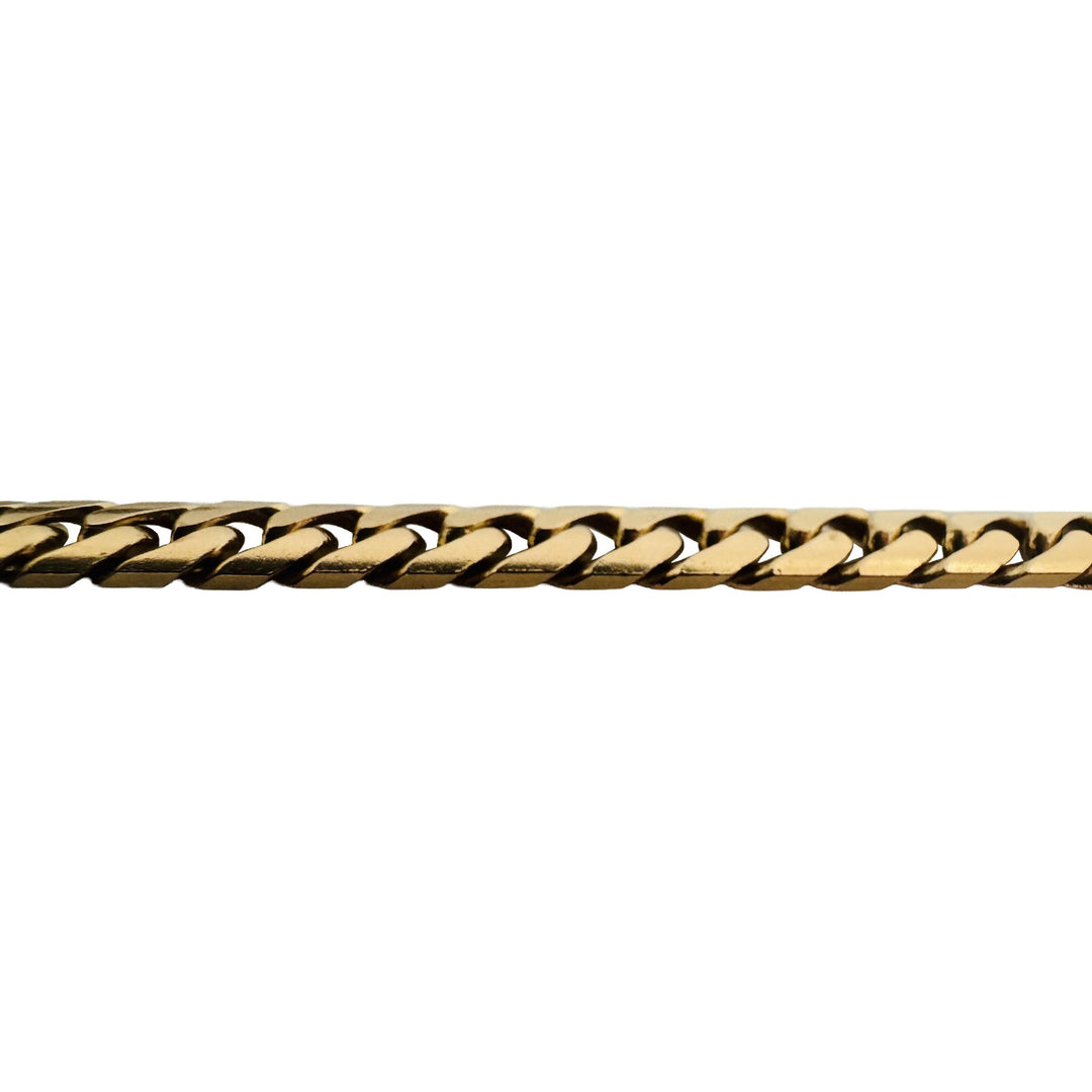 14k Yellow Gold 48g Solid Heavy 5.5mm Cuban Link Chain Necklace 24"