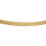 14k Yellow Gold 22.8g Solid Long 5mm Bismark Link Mesh Necklace Italy 36"