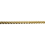 14k Yellow Gold 22.8g Solid Long 5mm Bismark Link Mesh Necklace Italy 36"