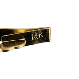 14k Yellow Gold 12.8g Solid Diamond Cut 4mm Rope Bracelet 7"