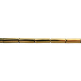 14k Yellow Gold 9.7g Ladies Rounded Bar Link Bracelet 7.25"