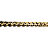 14k Yellow Gold 57.5g Semi Solid 9mm Cuban Curb Link Chain Necklace 26"
