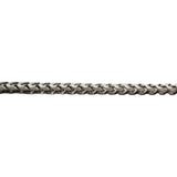 14k White Gold 41.4g Solid Heavy 3mm Squared Franco Link Chain Necklace 30"