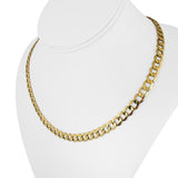18k Yellow Gold 13.8g Hollow Light 6.5mm Curb Link Necklace 18"