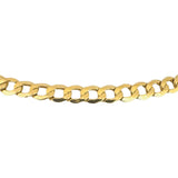 18k Yellow Gold 13.8g Hollow Light 6.5mm Curb Link Necklace 18"