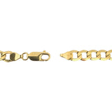 18k Yellow Gold 13.8g Hollow Light 6.5mm Curb Link Necklace 18"