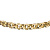 14k Yellow Gold 30g Ladies UnoAErre 8mm Rolo Link Necklace Italy 19.5"