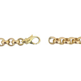 14k Yellow Gold 30g Ladies UnoAErre 8mm Rolo Link Necklace Italy 19.5"