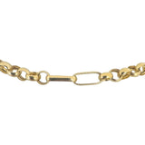 14k Yellow Gold 20.8g Rolo and Elongated Cable Link Chain Necklace 31"