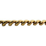 14k Yellow Gold 23.5g Ladies Polished 9mm San Marco Link Bracelet Italy 7"