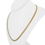 14k Yellow Gold 20.6g UnoAErre Vintage Thick Herringbone Necklace Italy 20.5"