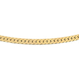 14k Yellow Gold 20.6g UnoAErre Vintage Thick Herringbone Necklace Italy 20.5"