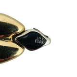 14k Yellow and White Gold 16.5g Polished Fancy Link Bracelet Italy 7.25"