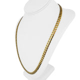 14k Yellow Gold 39.7g Solid Heavy 7mm Curb Link Chain Necklace 24"
