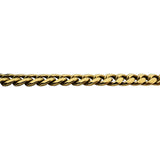 10k Yellow Gold 22g Semi Solid 6mm Cuban Link Chain Necklace 24"