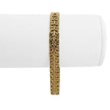 14k Yellow Gold 11.9g Ladies UnoAErre 6.5mm Fancy Link Bracelet Italy 7"