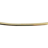14k Yellow Gold 19.9g Solid Ladies 4mm Omega Link Necklace Italy 18"