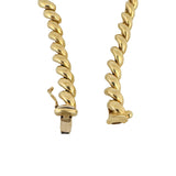 14k Yellow Gold 15.4g Ladies Polished 7mm San Marco Link Bracelet Italy 7"