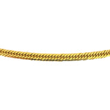 18k Yellow Gold 14.5g Solid Vintage 3mm Tight Curb Link Chain Necklace 24"