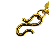 24k Pure Yellow Gold 6.6g Ball Bead Fancy Link Bracelet with Heart Charm 6.75"