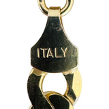 10k Yellow Gold 35.9g Solid Heavy 7.5mm Curb Link Chain Necklace Italy 22"