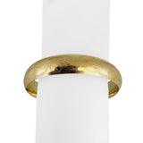 14k Yellow Gold 21.2g Vintage Wide 13mm Etched Bangle Bracelet 7.75"