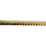 14k Yellow Gold 16g Solid Textured Diamond Cut Omega Link Bracelet Italy 7"