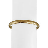 14k Yellow Gold 7.2g Ladies Patterned 6mm Fancy Bangle Bracelet 7"
