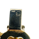 14k Yellow Gold 18.4g Ladies Vintage 13mm Fancy Link Bracelet Italy 7"