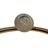 Eden 14k Yellow Gold 28.9g Solid Heave Cuff Bangle Bracelet 8"