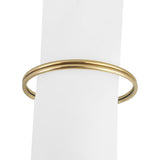 Eden 14k Yellow Gold 28.9g Solid Heave Cuff Bangle Bracelet 8"