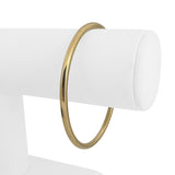 14k Yellow Gold 7.7g Ladies Polished Slip On Bangle Bracelet 7.5"