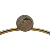 14k Yellow Gold 7.7g Ladies Polished Slip On Bangle Bracelet 7.5"