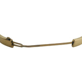 14k Yellow Gold 8.4g Polished Squared Straight Edge Bangle Bracelet 7.25"