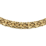 14k Yellow Gold 47.7g Ladies Heavy 11mm Fancy Link Collar Necklace 15"