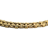 14k Yellow Gold 47.7g Ladies Heavy 11mm Fancy Link Collar Necklace 15"