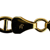 14k Yellow Gold 13.3g Solid Men's 5mm Mariner Link Chain Necklace Italy 21.5"