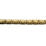 14k Yellow Gold 8.7g Vintage 5mm Diamond Cut Circle Link Bracelet 7.25"