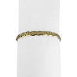 14k Yellow Gold 7.4g Solid 5mm Mariner Link Bracelet Italy 7.5"