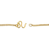 24k Pure Yellow Gold 15.3g Solid Thin 2.5mm Curb Link Chain Necklace 17"