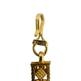 22k Yellow Gold 9g Solid 7mm Fancy Beaded Link Bracelet 7.25"